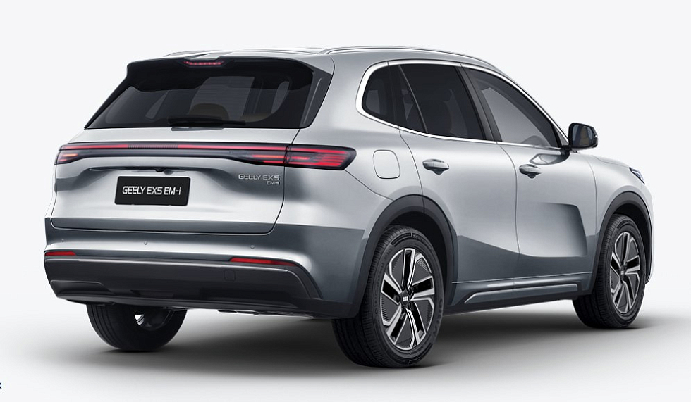 Geely EX5 EM-i Max, серебряный
