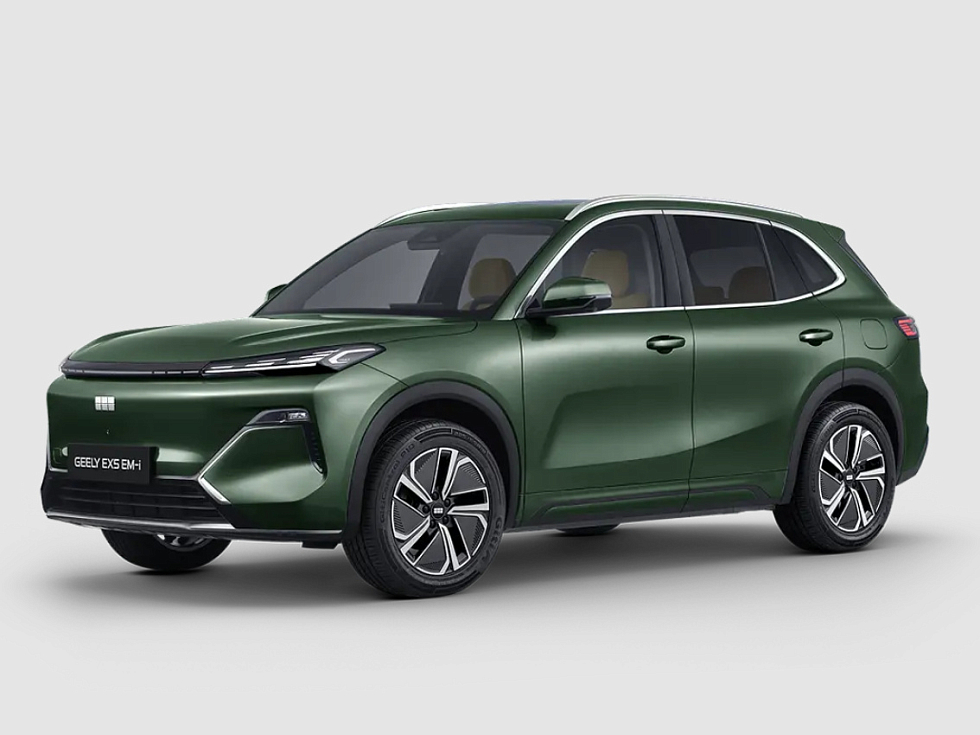 Geely EX5 EM-i Max, зеленый