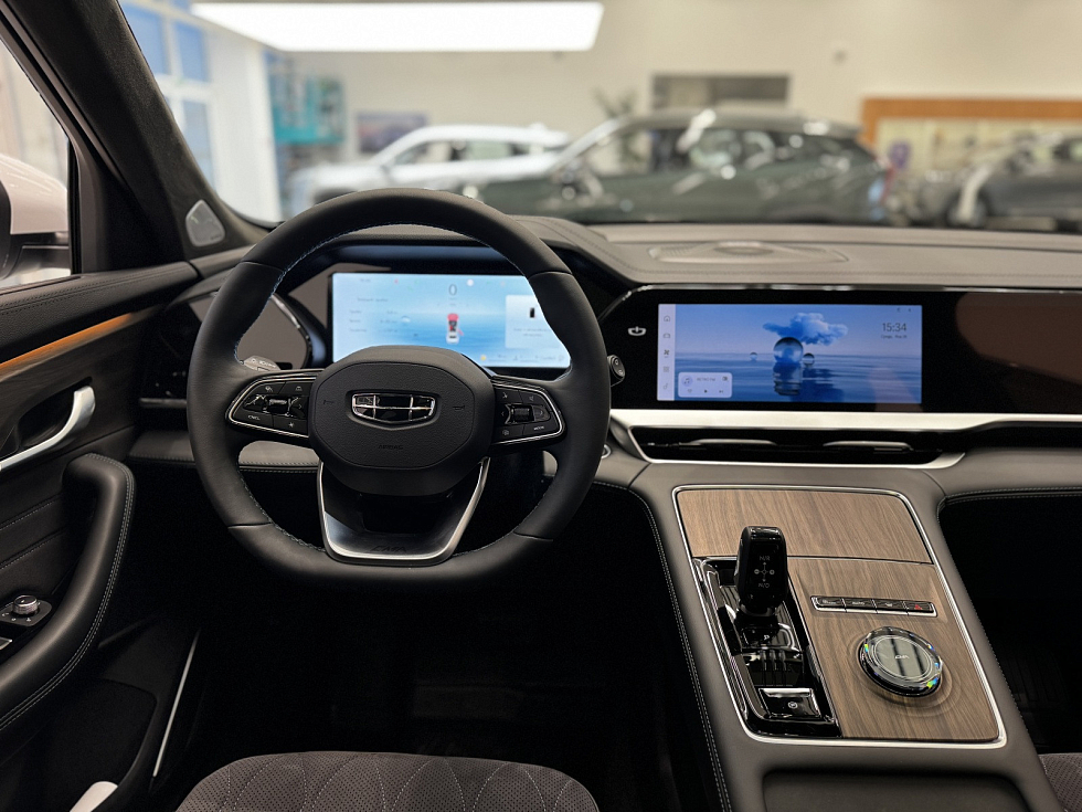 Geely Monjaro Flagship, белый