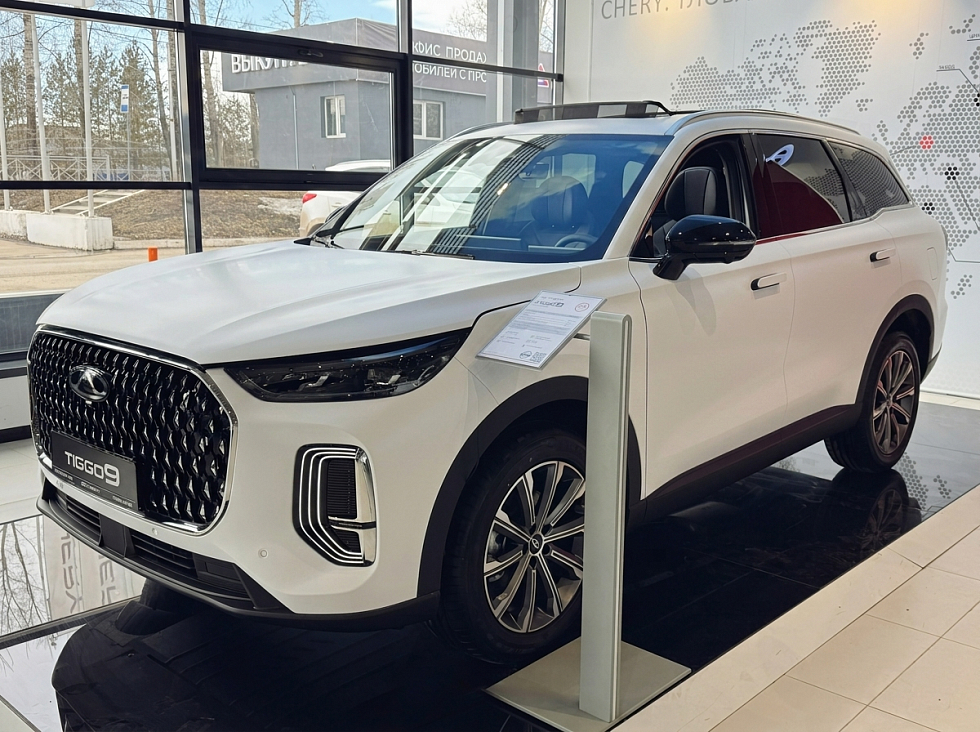 Chery Tiggo 9 Прайм / Prime, белый