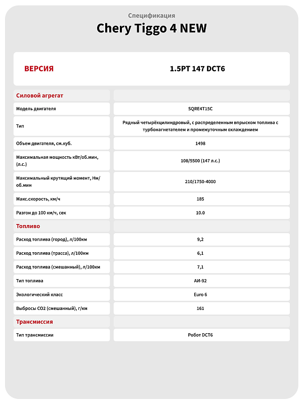 Chery Tiggo 4 Ultra, серый