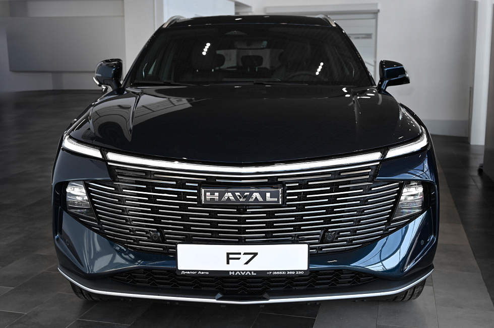 Haval F7 Премиум (2026), голубой