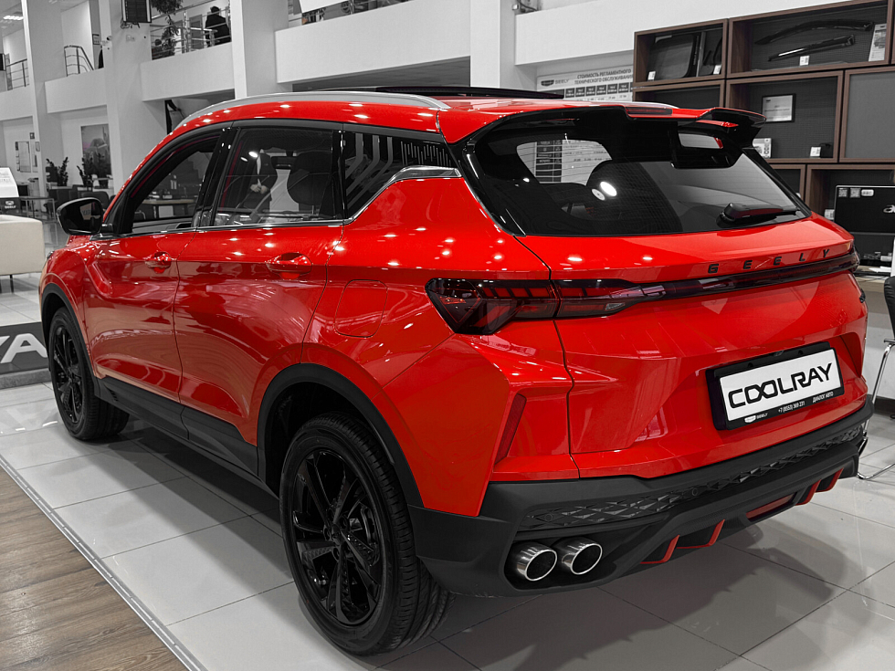 Geely Coolray Exclusive, красный