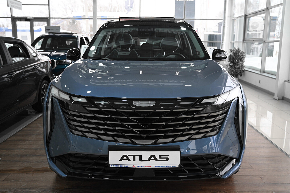 Geely Atlas Флагман, голубой