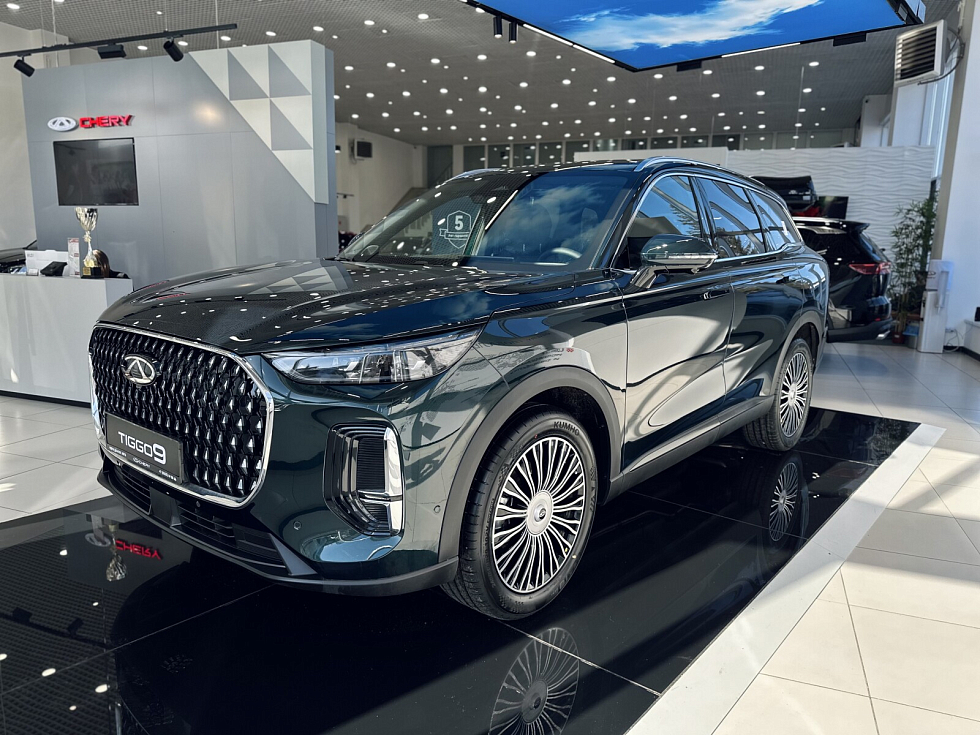 Chery Tiggo 9 Prime, зеленый