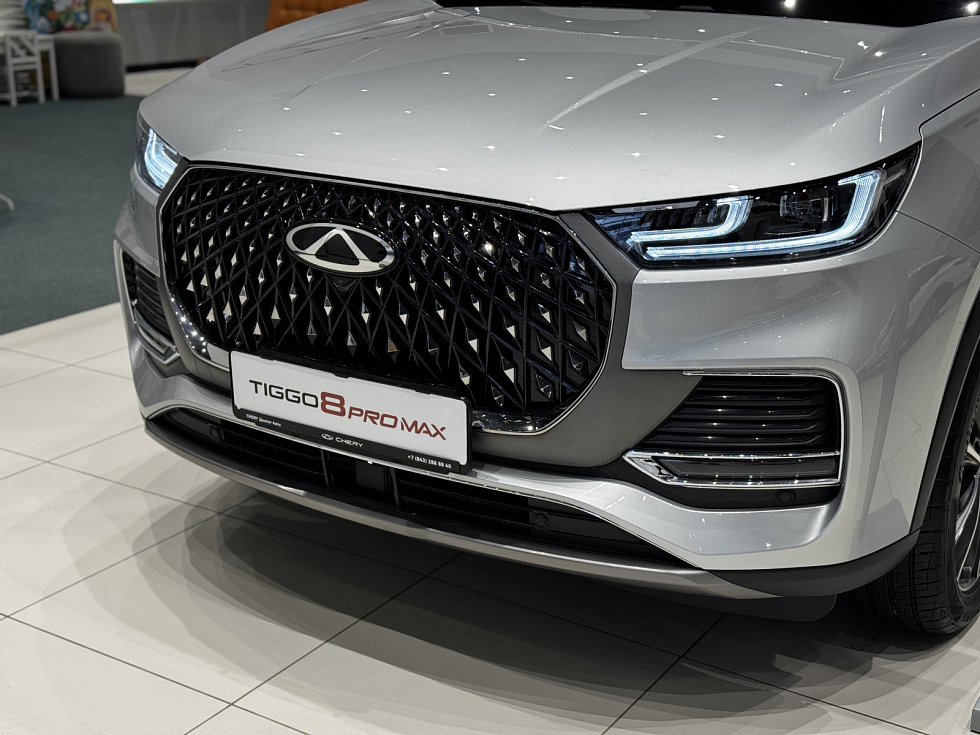 Chery Tiggo 8 Pro Max Ultimate 4WD, серебряный