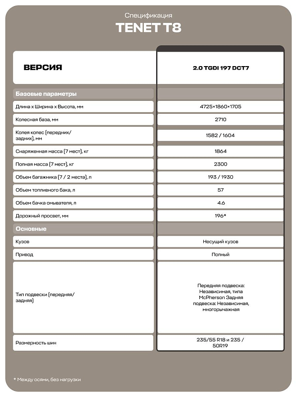 TENET T8 Prime, черный