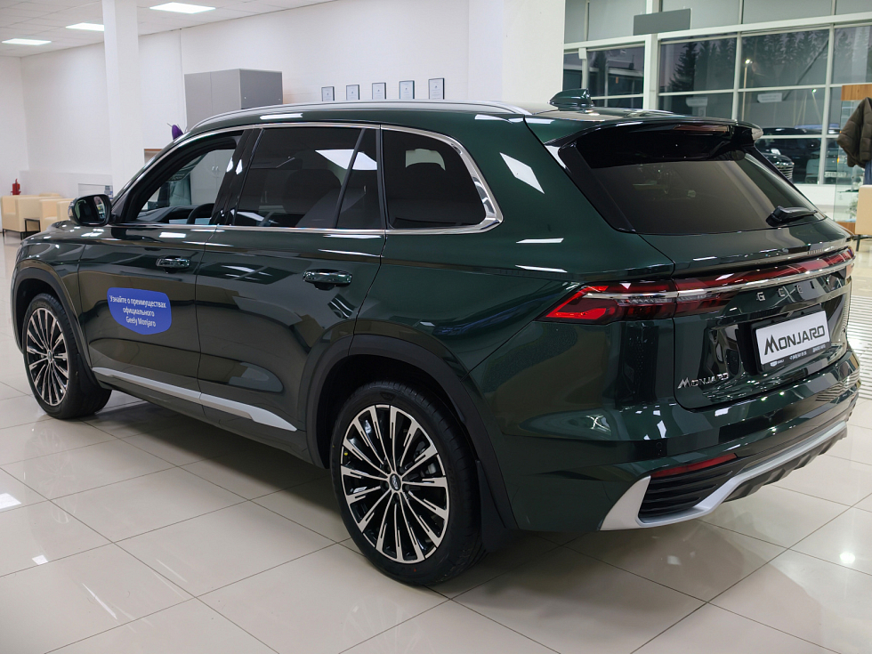 Geely Monjaro Флагман, зеленый