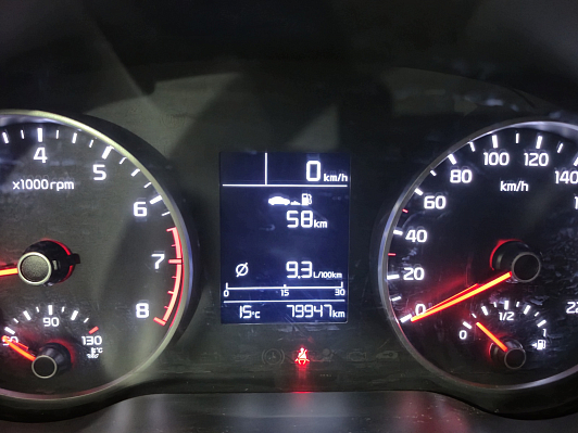 Kia Rio Luxe, 2018 года, пробег 79909 км
