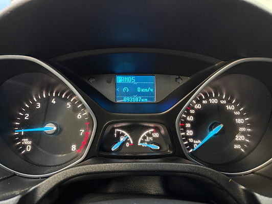 Ford Focus White and Black, 2017 года, пробег 93185 км