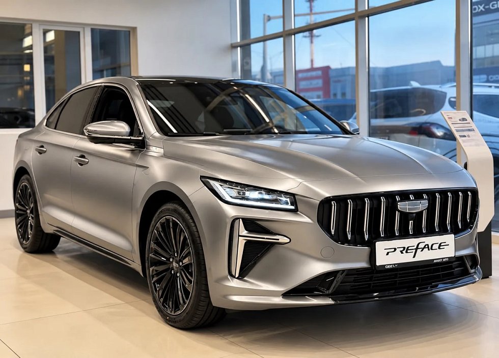Geely Preface Люкс, серый