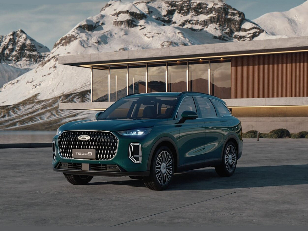 Chery Tiggo 9 Прайм / Prime, зеленый