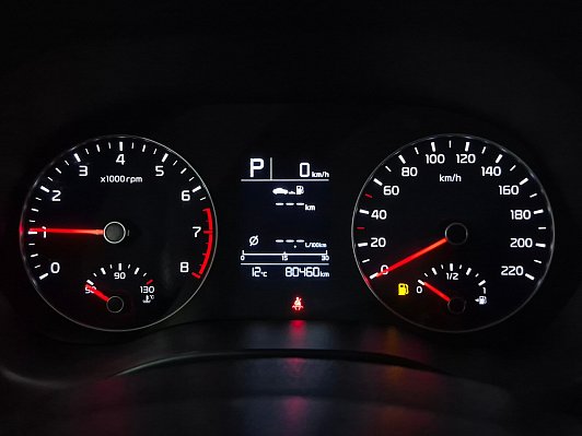 Kia Rio, 2020 года, пробег 80387 км