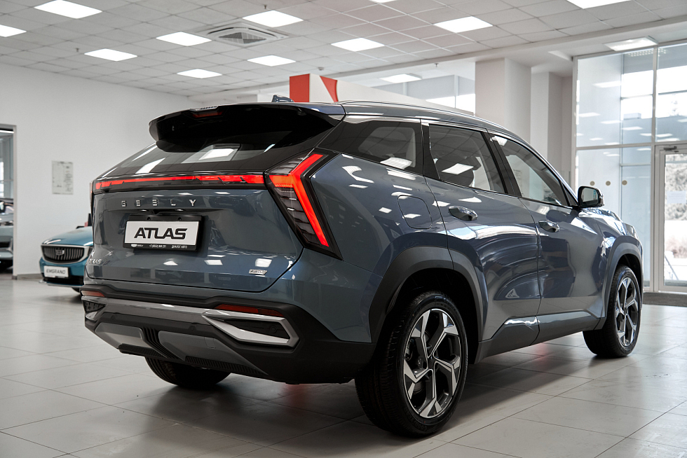 Geely Atlas Flagship, голубой