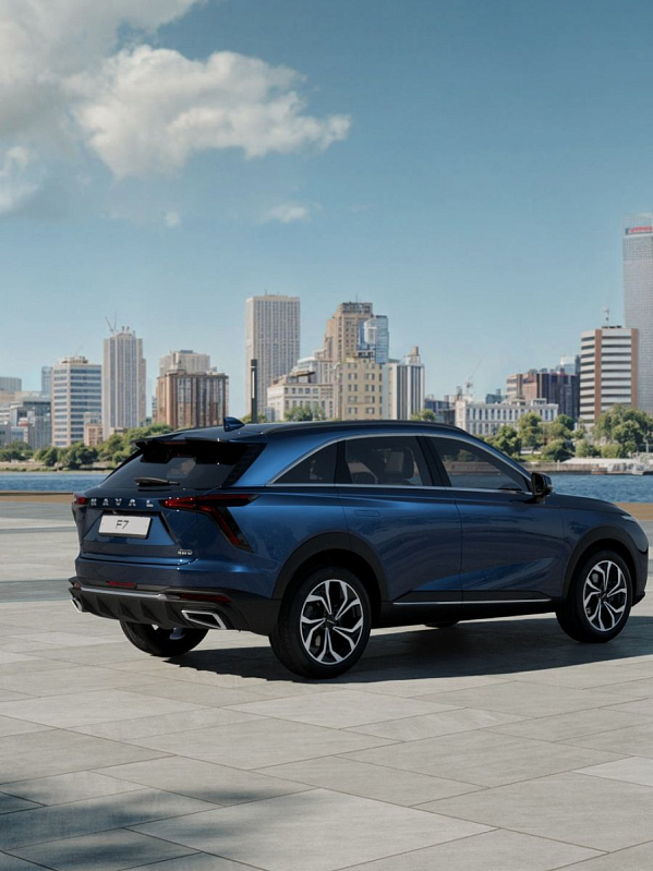 Haval F7 Tech Plus, синий