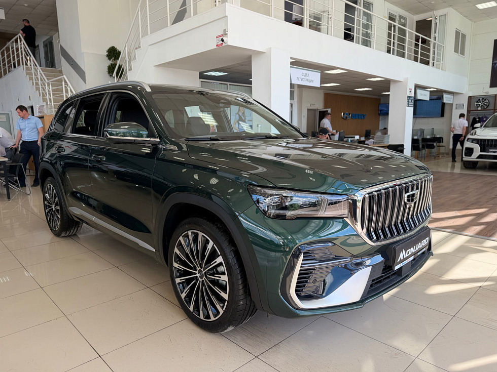 Geely Monjaro Flagship, зеленый