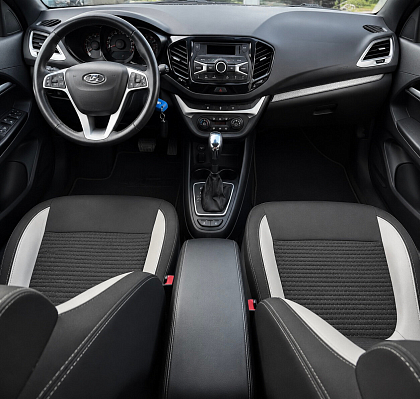 Lada (ВАЗ) Vesta Black, 2020 года, пробег 59059 км