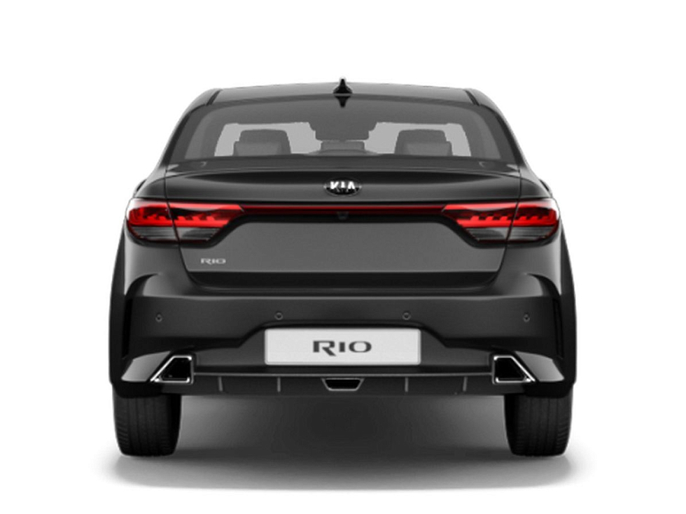 Kia Rio Luxe AV, черный