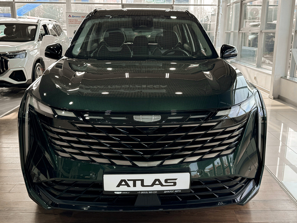 Geely Atlas Flagship, зеленый