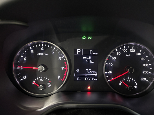 Kia Rio Luxe, 2018 года, пробег 109040 км