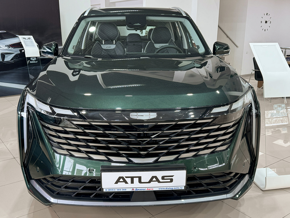 Geely Atlas Флагман, зеленый