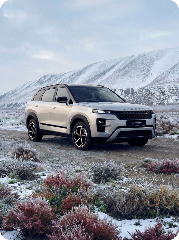 Jaecoo J7 Престиж, белый