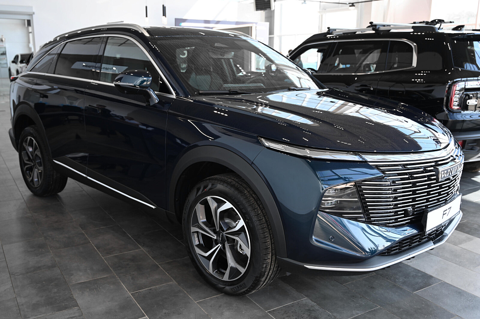 Haval F7 Премиум (2026), голубой