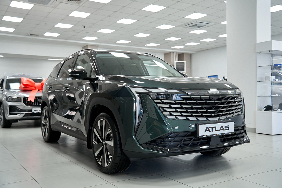 Geely Atlas Flagship Sport, зеленый