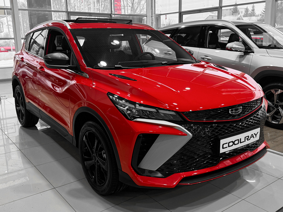 Geely Coolray Exclusive, красный